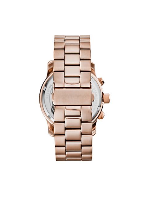 michael kors watch hunger stop rose gold|Watch Hunger Stop Oversized Runway Rose Gold.